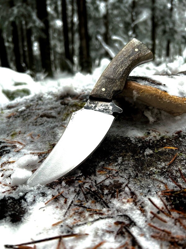 Tusk with Caribou Antler + Sheath