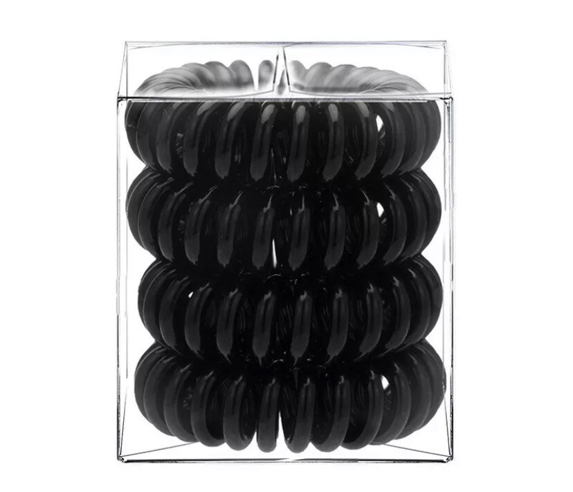 Gomas elásticas invisibles negras