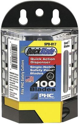 Dispensador de cuchillas de punta de seguridad (100 cuchillas) SPD-017