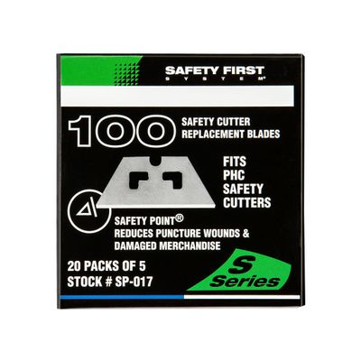 Cuchilla de corte corto de seguridad (caja de 100)-SP-025
