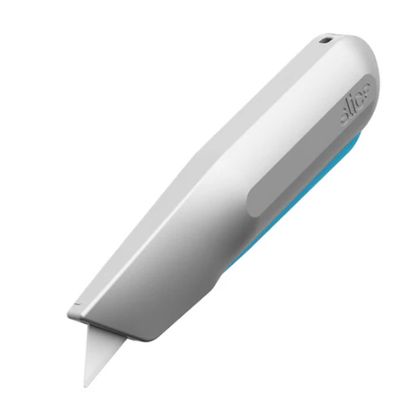 Cutter gatillo retráctil inteligente con mango metálico