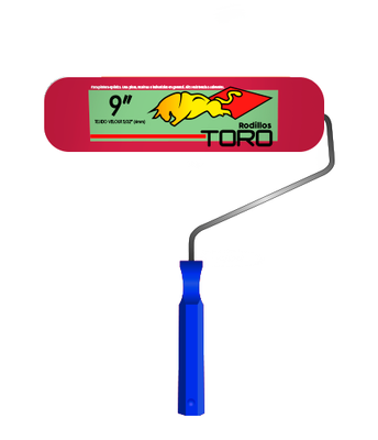 RODILLO EPOXICO TORO 3" FUCSIA