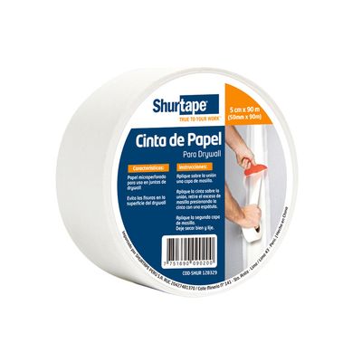 CINTA PAPEL PARA DRYWALL SHURTAPE PJ-200 2" X 20 MT