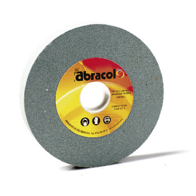 RUEDAS ESMERIL VERDE GRANO N°80 - 8" X 3/4"