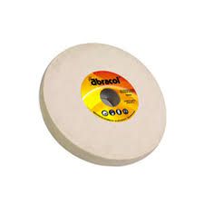 RUEDAS ESMERIL BLANCO GRANO N°46 - 6" X 1"