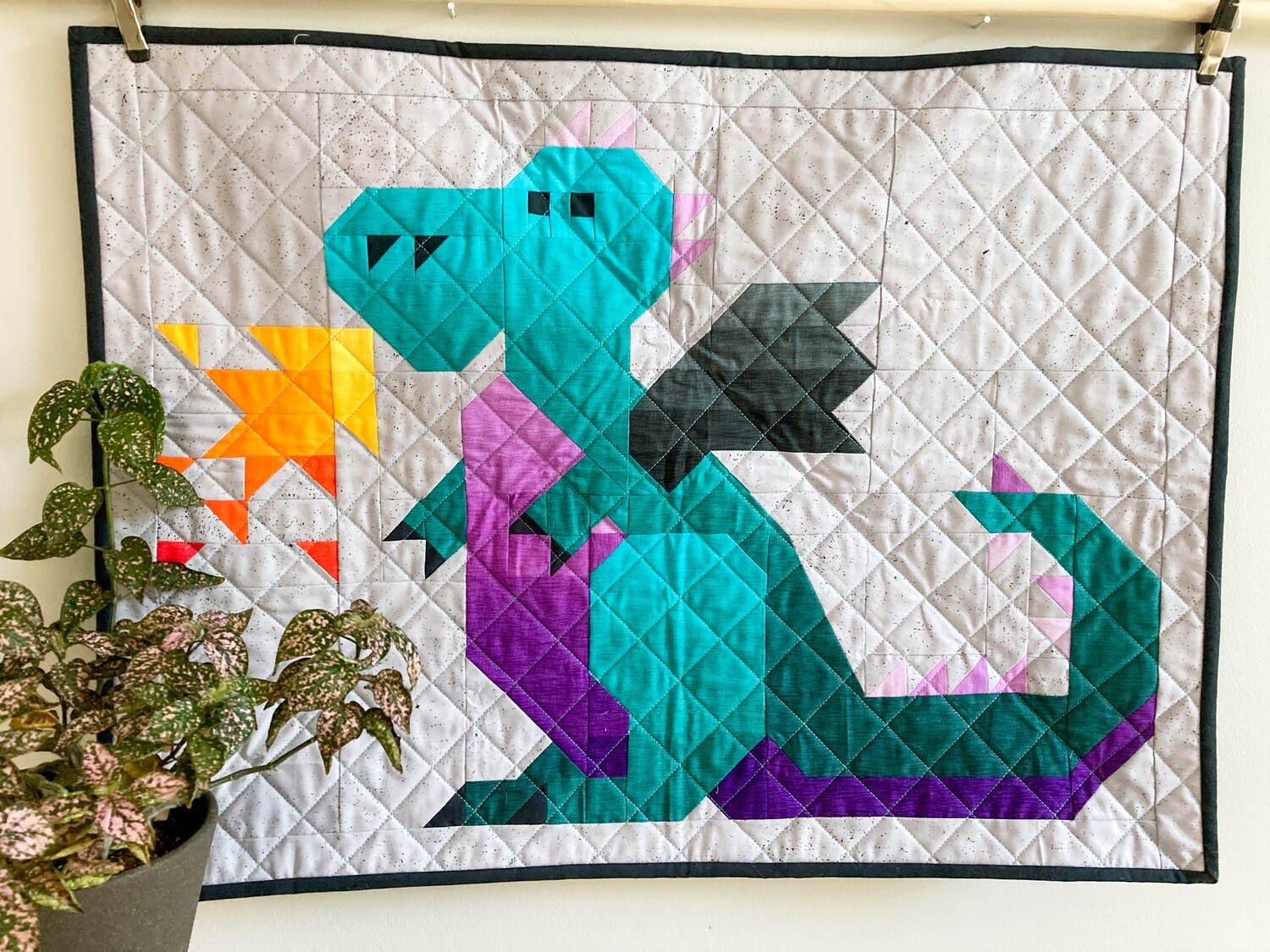 Boris the Dragon wall hanging