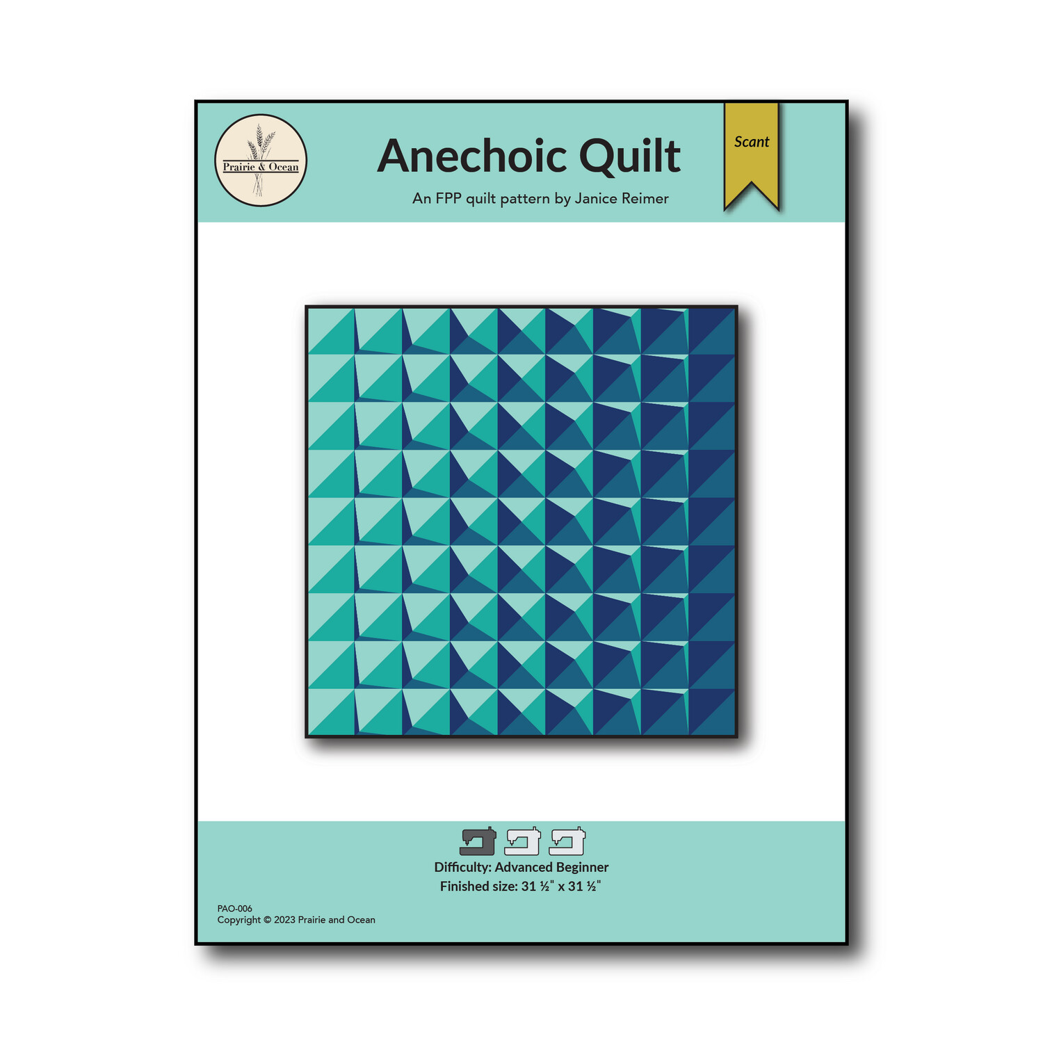 Anechoic Quilt PDF Pattern