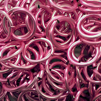 Enameled Copper - Pink - 18g - 50 Rings