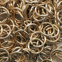 Enameled Copper - Gold - 18g - 50 Rings