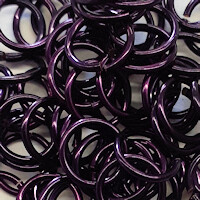 Enameled Copper - Purple - 18g - 50 Rings