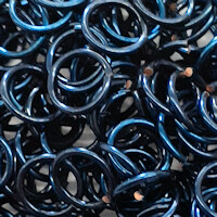 Enameled Copper - Blue - 18g - 50 Rings