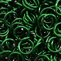 Enameled Copper - Green - 18g - 50 Rings