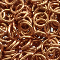 Enameled Copper - Bronze - 18g - 50 Rings