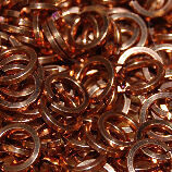 Square Wire Bronze Rings