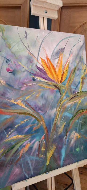 Strelīcija /eļļa 60x80/