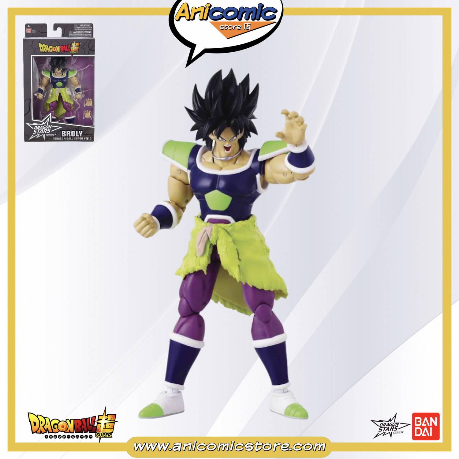 Figurine Dragon Ball Super Broly - Dragon Stars - Bandai - Neuf