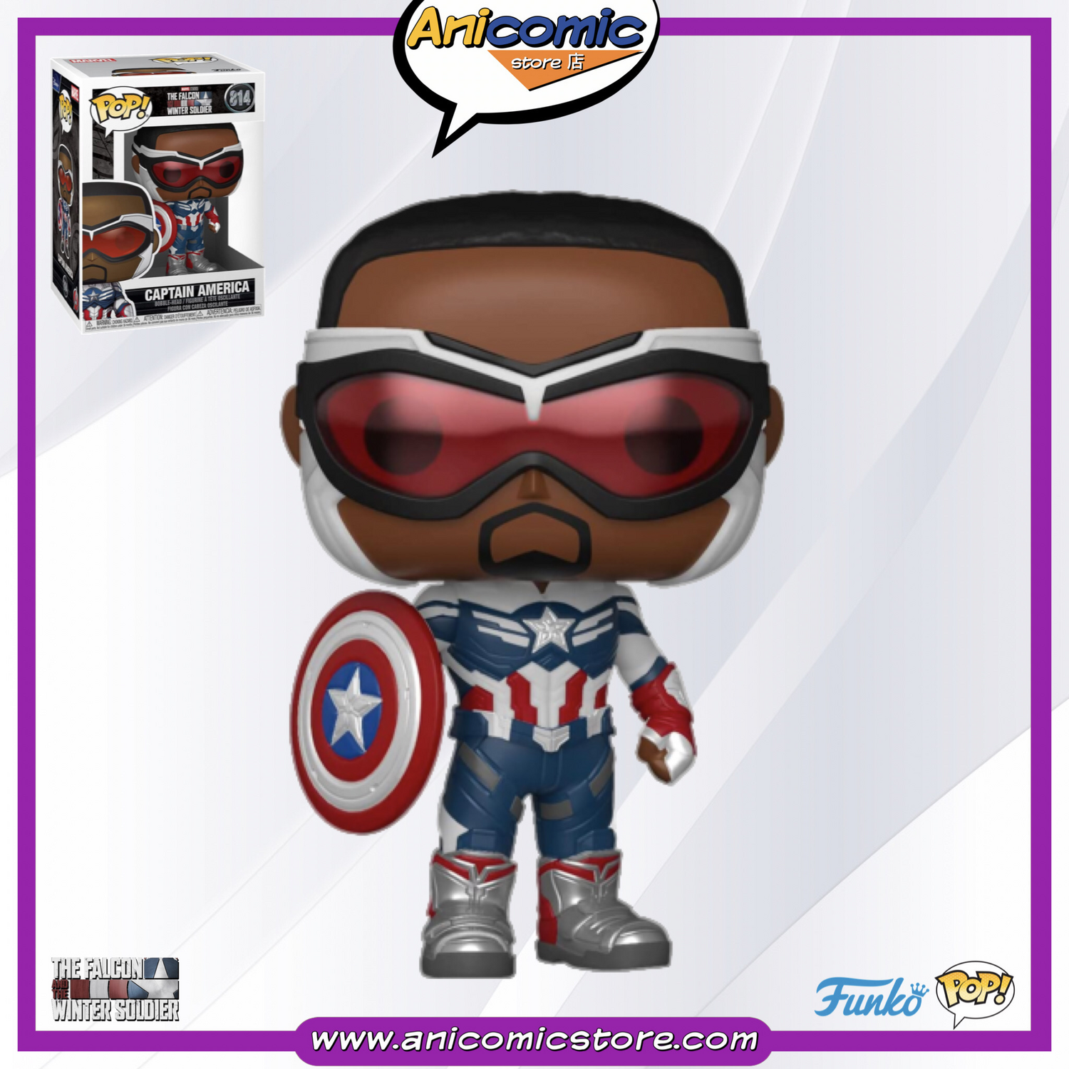 Funko Pop Capitán América - The Falcon and The Winter Soldier