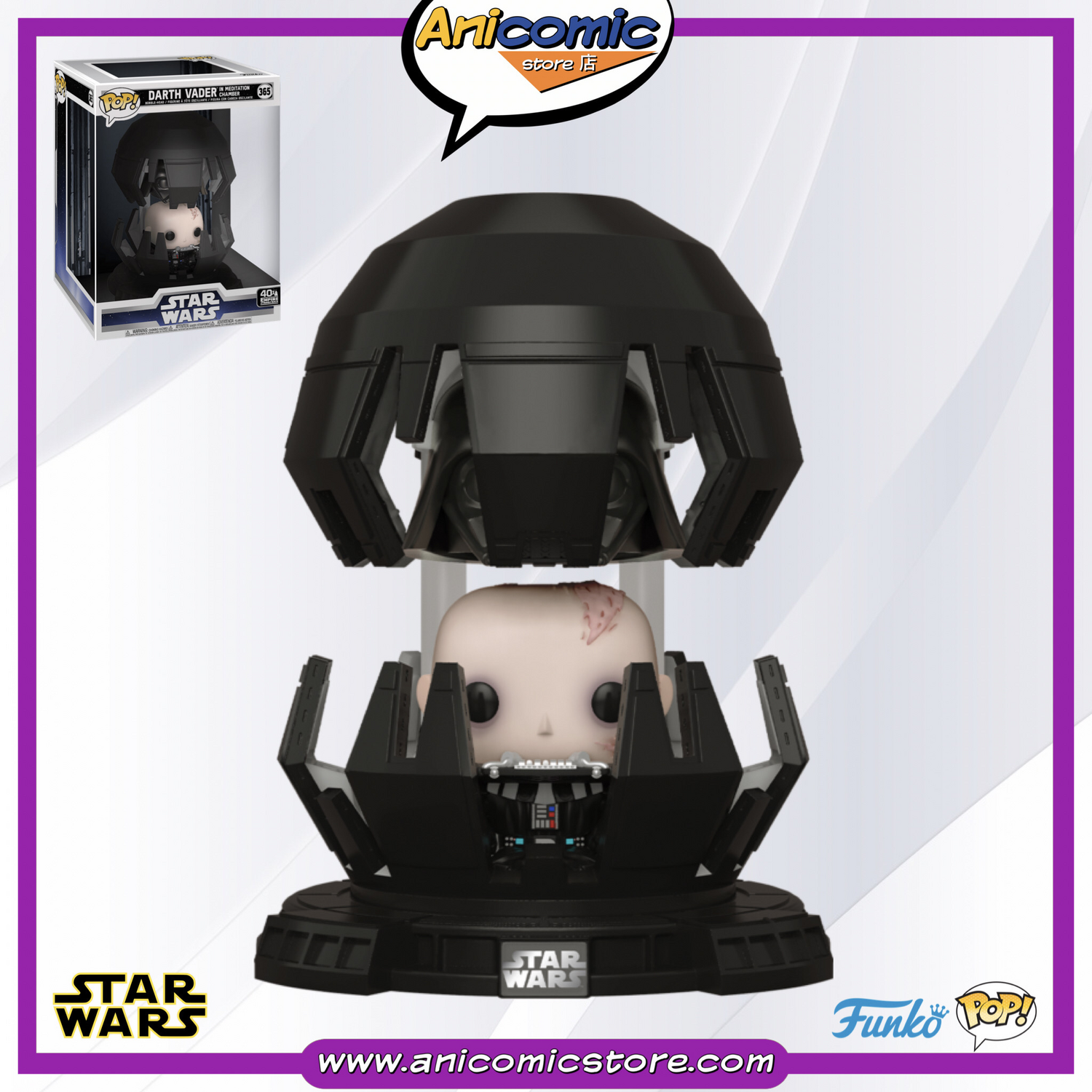 Funko Pop Deluxe Darth Vader in meditation chamber - EV: The Empire Strikes Back