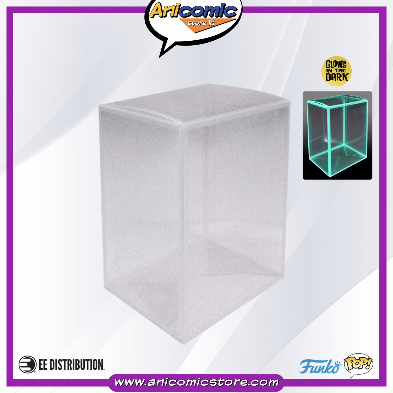 Funko Pop Flexible GITD Protector Box und.