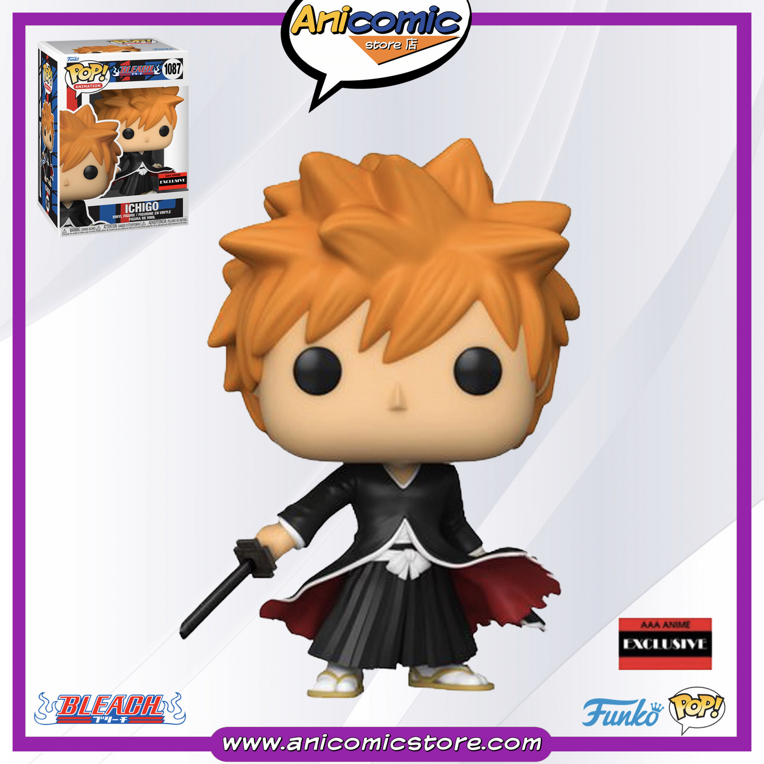 Funko Pop Ichigo Bankai Tensa Zangetsu - AAA Exclusive