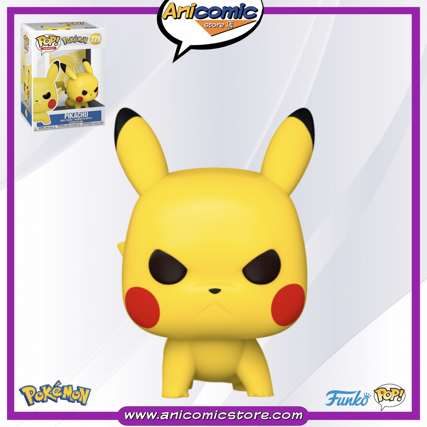 Funko Pop Pikachu attack stand