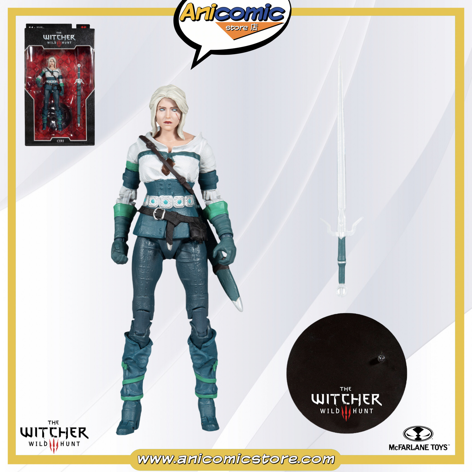 McFarlane Toys Ciri (Elder Blood) - The Witcher 3