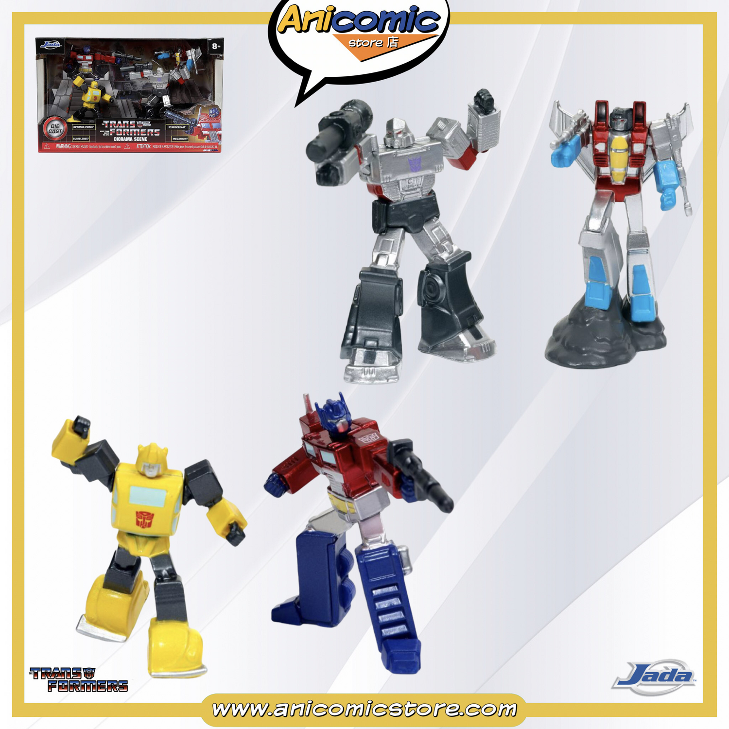 MetalFigs Diorama Transformers G1 Scene Box Set