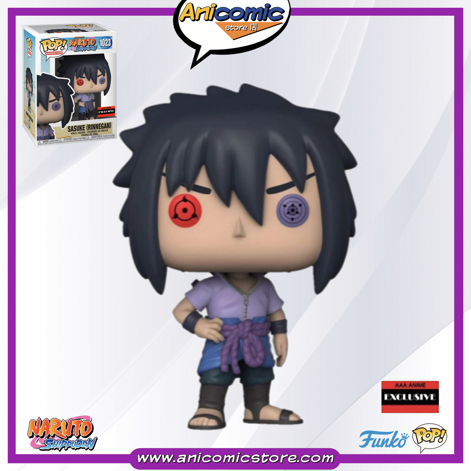 Funko Pop Sasuke Uchiha Rinnegan - AAA Exclusive