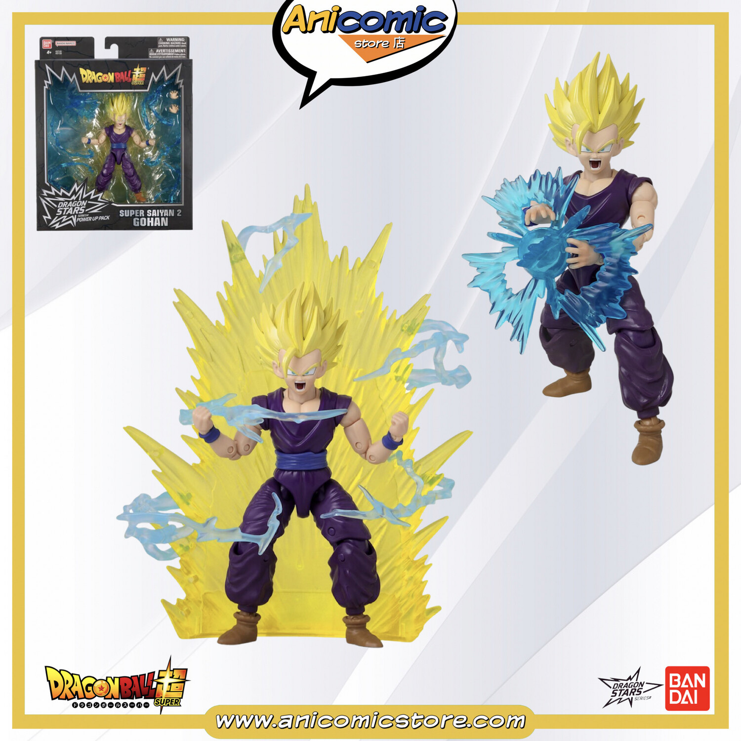 Dragonball Super Dragon Stars SSJ2 Gohan Power Up Pack Action Figure