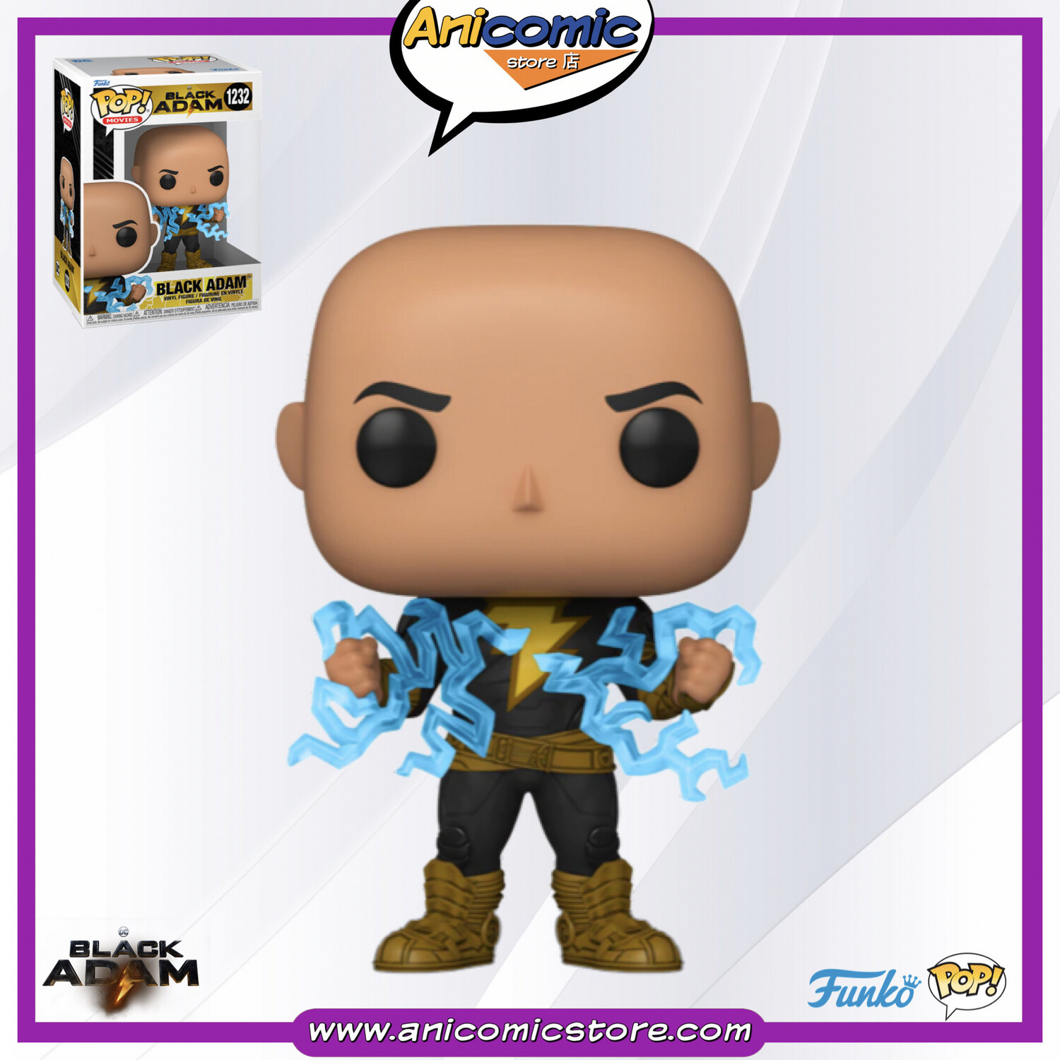 Funko Pop Black Adam lightning