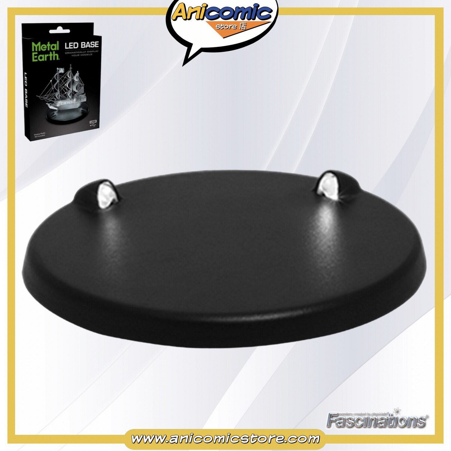 Metal Earth Display Base White LED Light