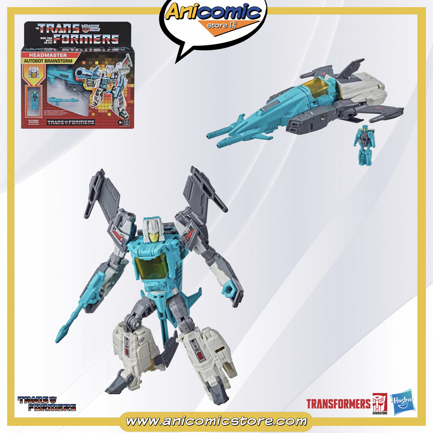 Transformers Generations Deluxe Brainstorm Headmasters
