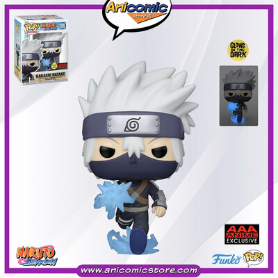 Funko Pop Young Kakashi Hatake with Chidori - GITD - AAA Exclusive