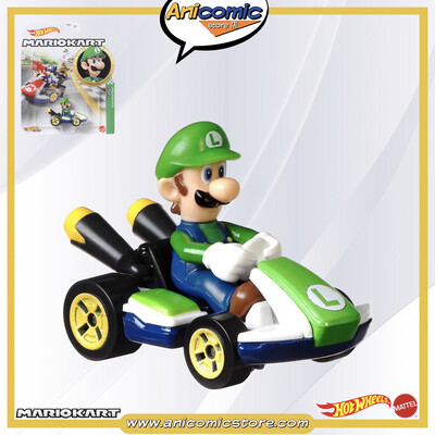 Hot Wheels Luigi Standard Kart - Mario Kart
