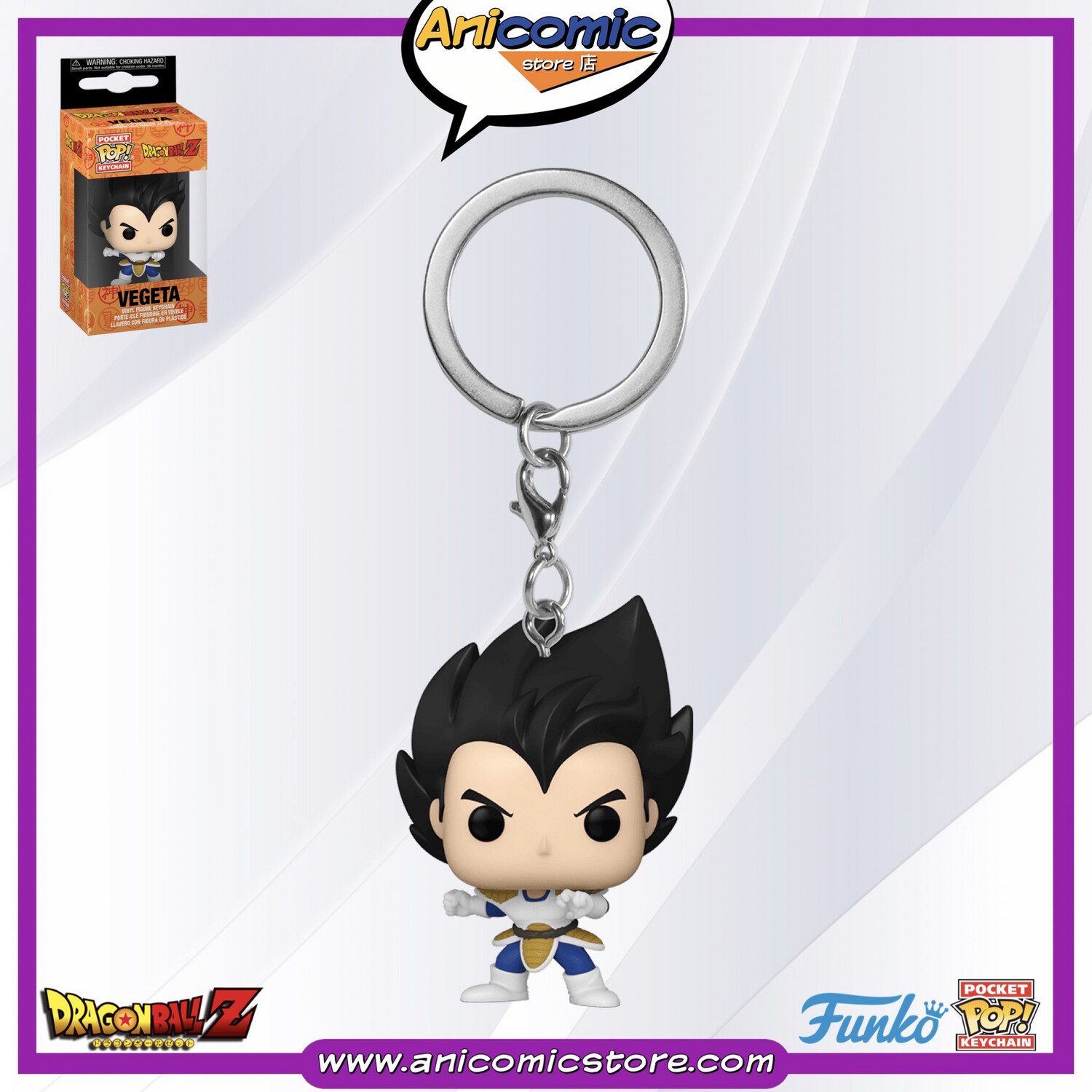 Funko Pop Keychain Vegeta - Dragon Ball Z