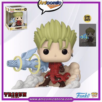 Funko Pop Deluxe Vash with Angel Arm - GITD