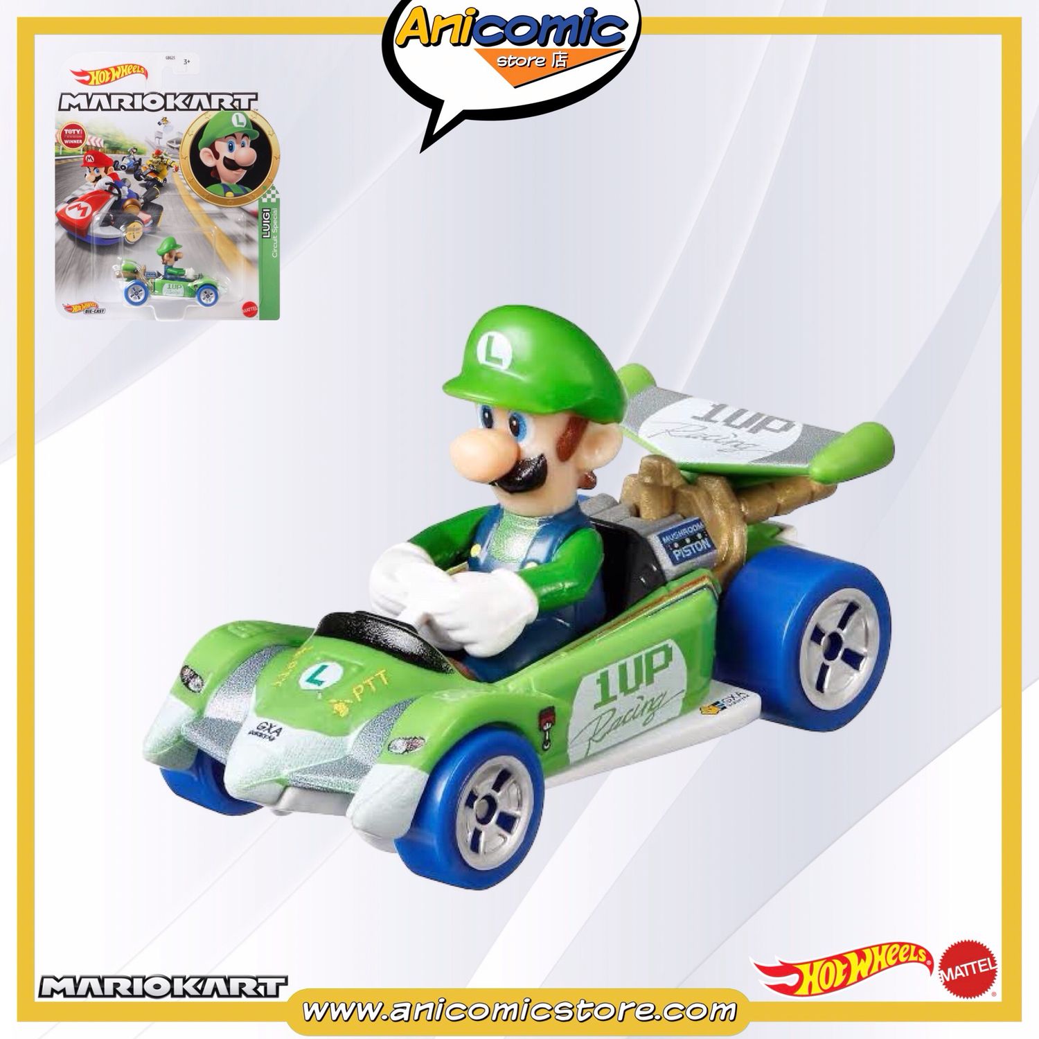Hot Wheels Luigi Circuit Special - Mario Kart