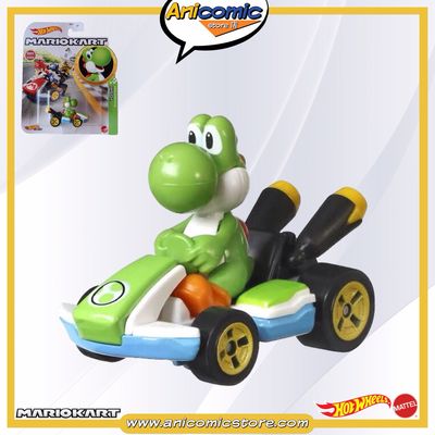Hot Wheels Yoshi Standard Kart - Mario Kart