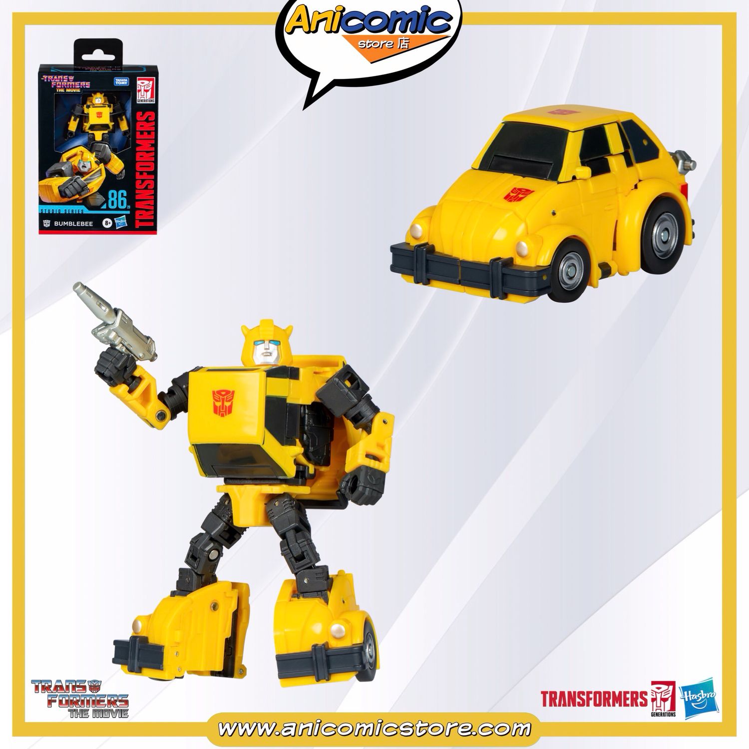 Transformers Generations Deluxe Bumblebee - Studio Series: Transformers The Movie
