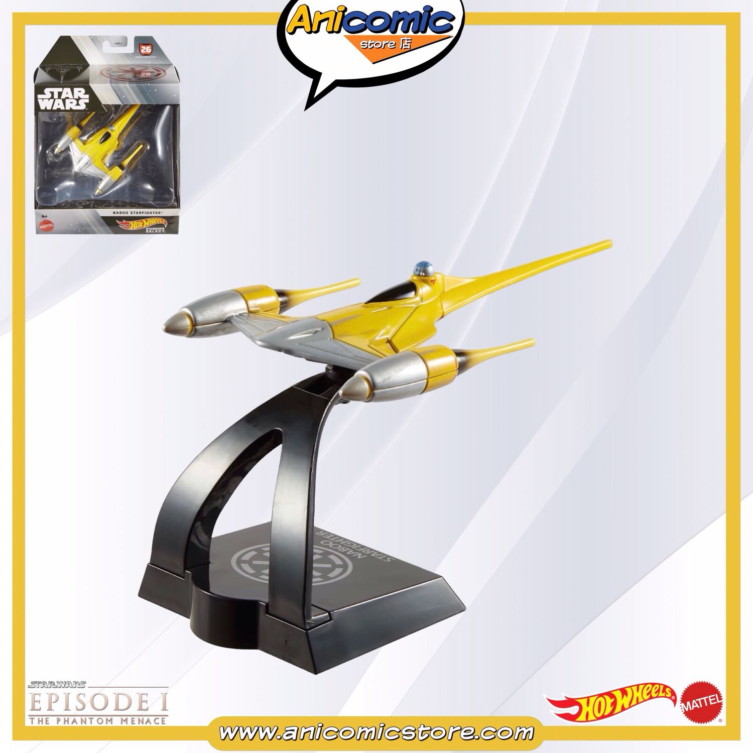 Hot Wheels Starships Select Naboo Starfighter