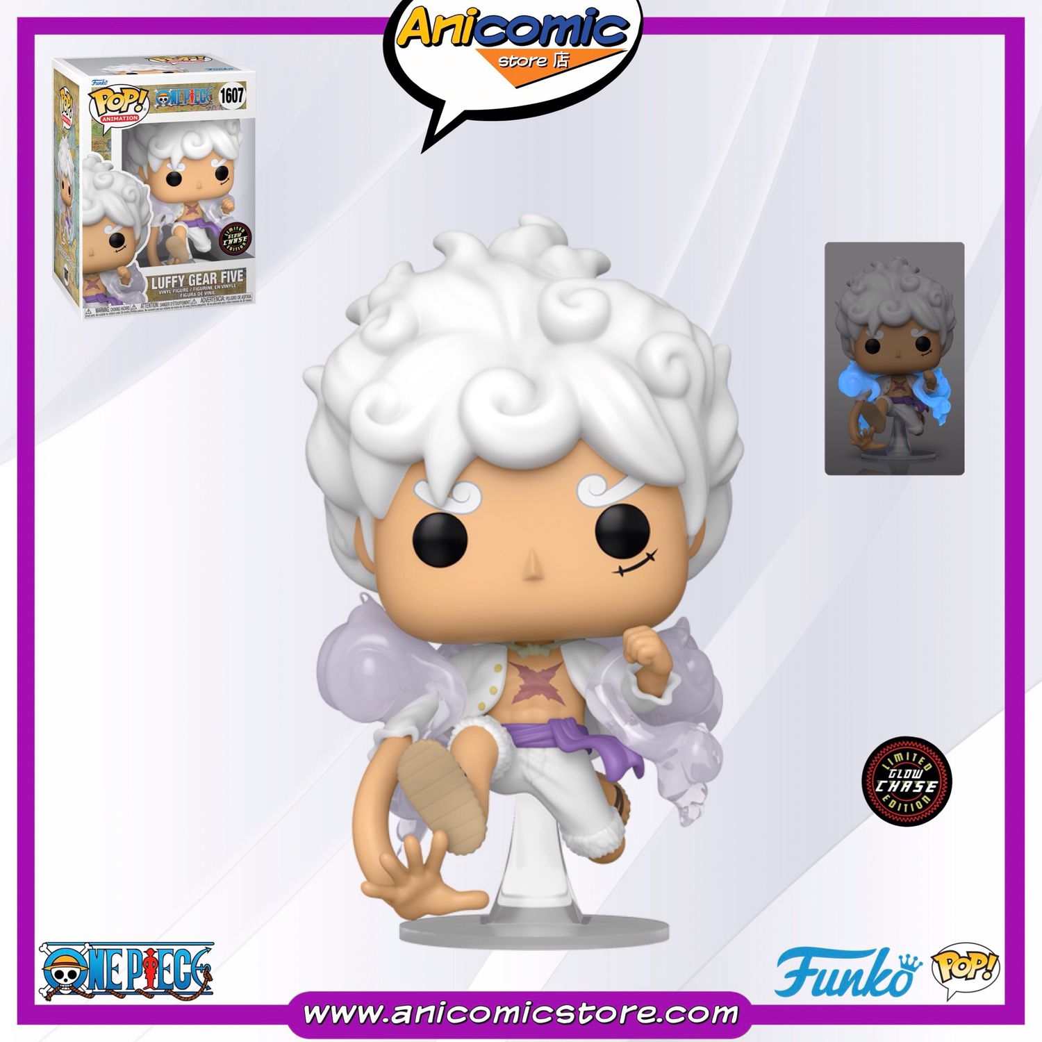 Funko Pop Luffy Gear Five - GITD - Chase Edition