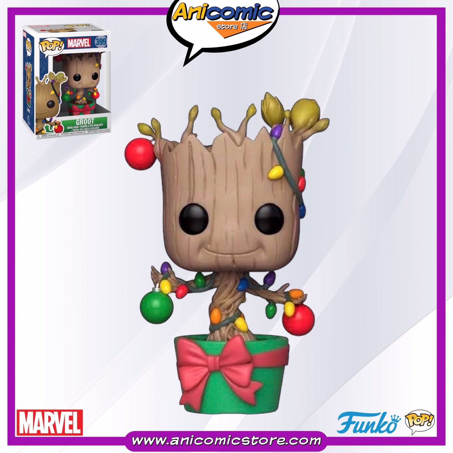 Funko Pop Dancing Groot Navidad