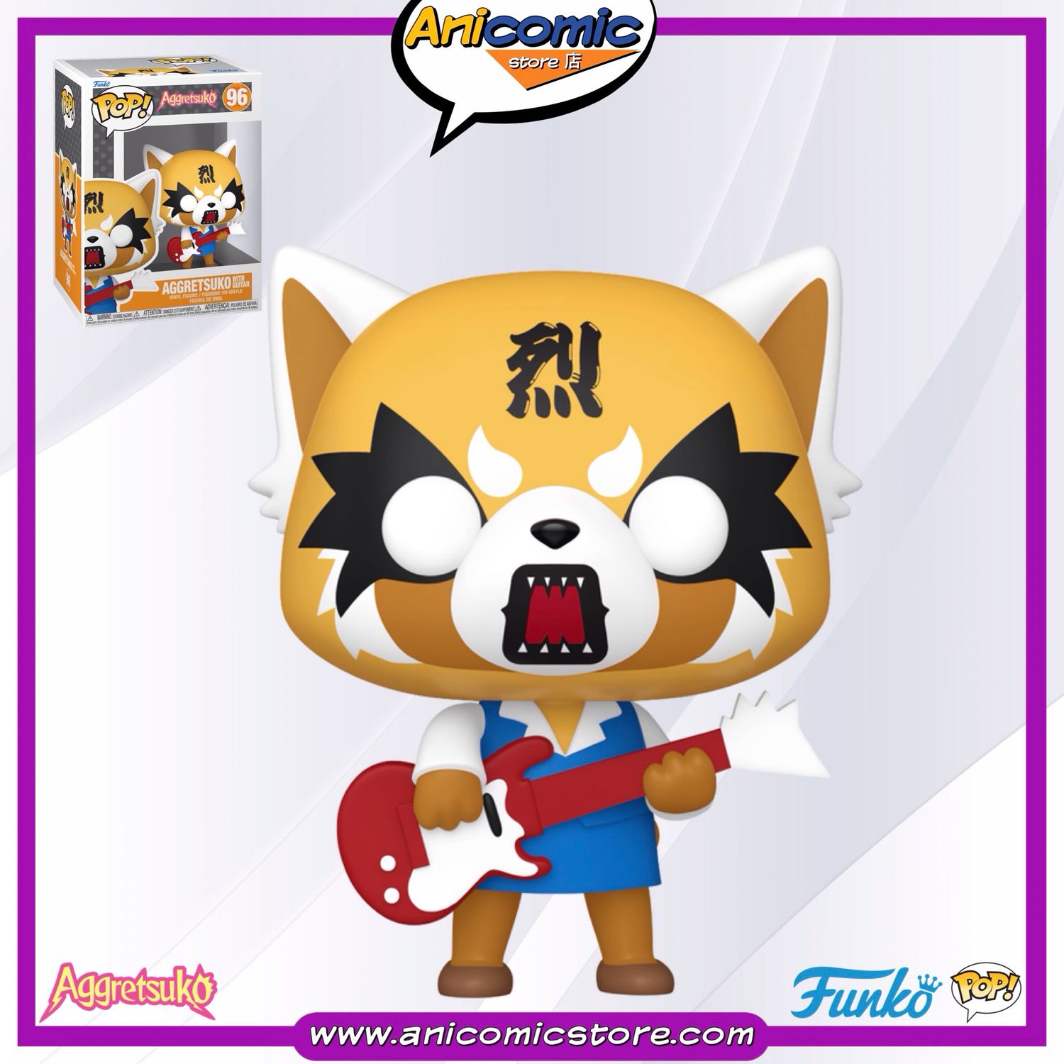 Funko Pop Aggretsuko with Guitar