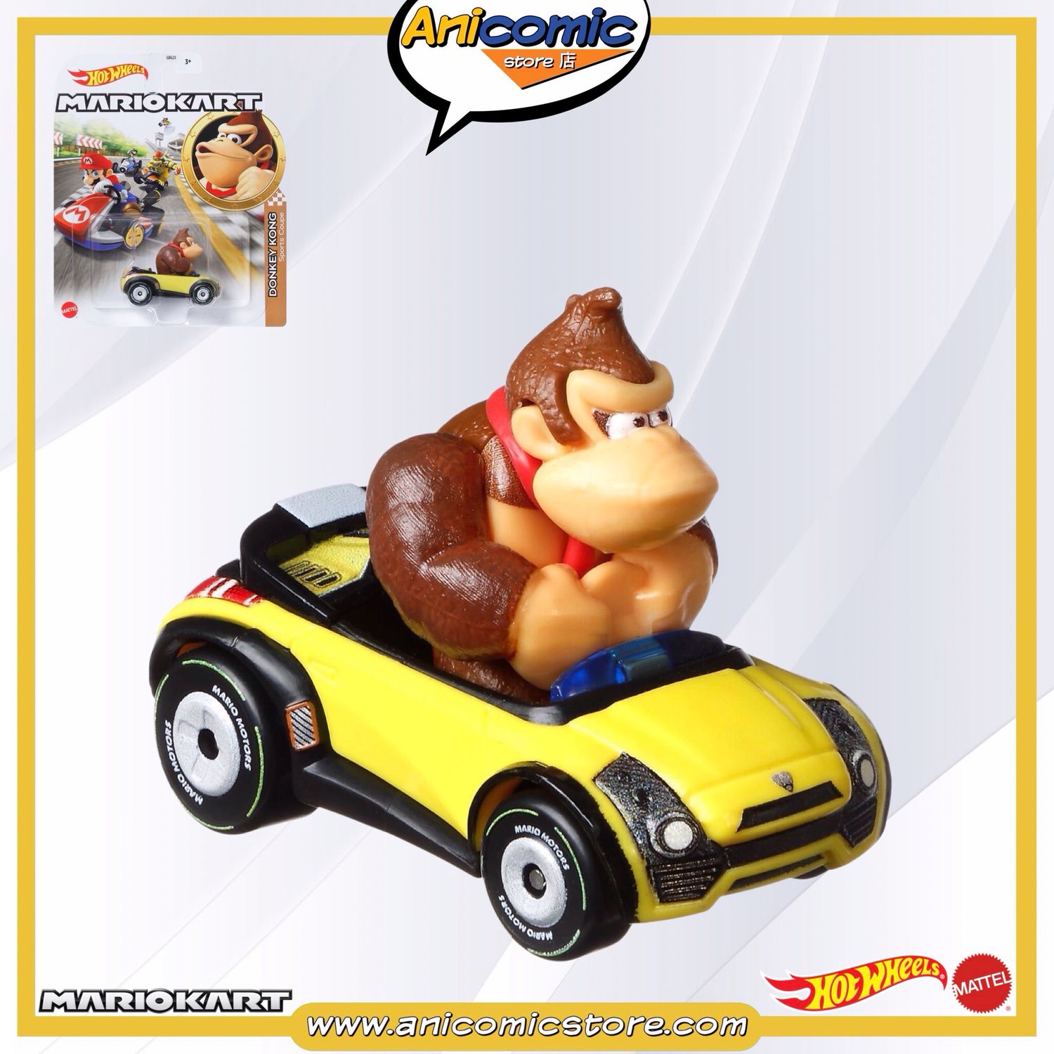 Hot Wheels Donkey Kong Sport Coupe - Mario Kart Hot Wheels Donkey Kong Sport Coupe - Mario Kart
