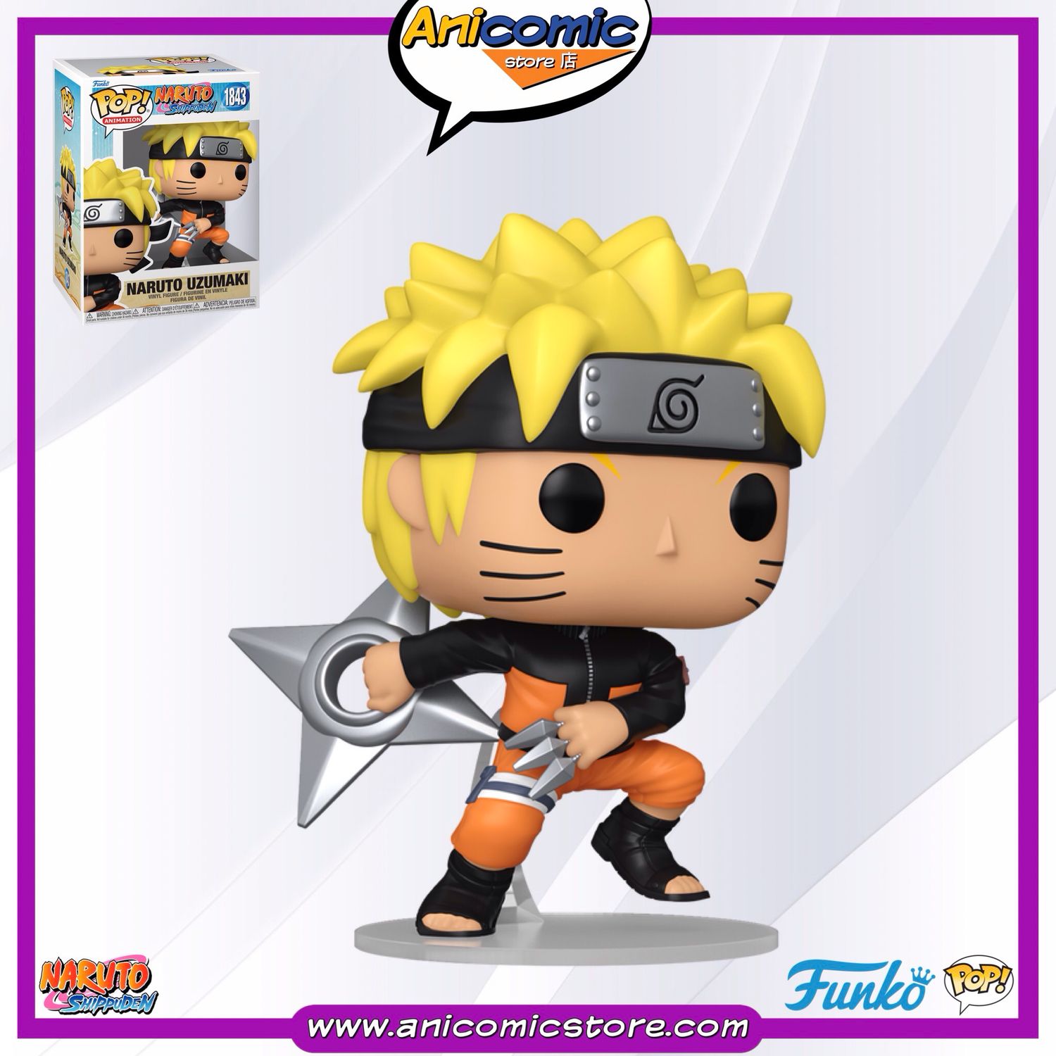 Funko Pop Naruto Uzumaki with Shuriken