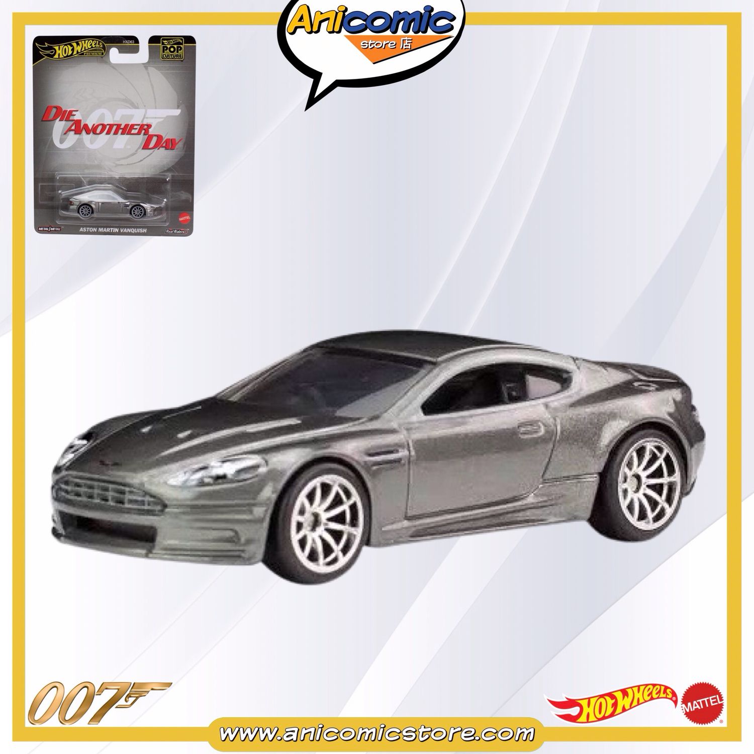 Hot Wheels Premium Aston Martin Vanquish - 007 Die Another Day