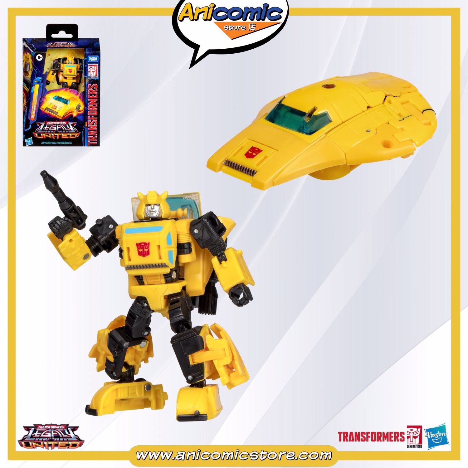 Transformers Generations Deluxe Origin Bumblebee - Legacy United