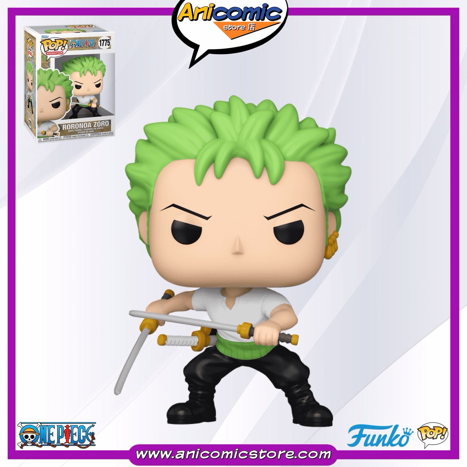 Funko Pop Roronoa Zoro with swords