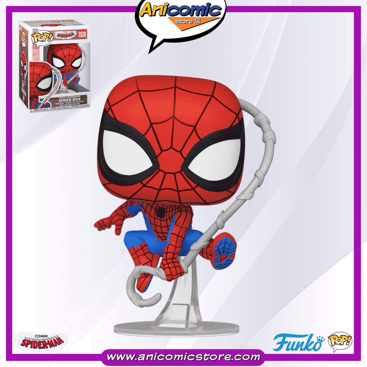 Funko Pop Spiderman final suit - Your Friendly Neighborhood Spider-Man