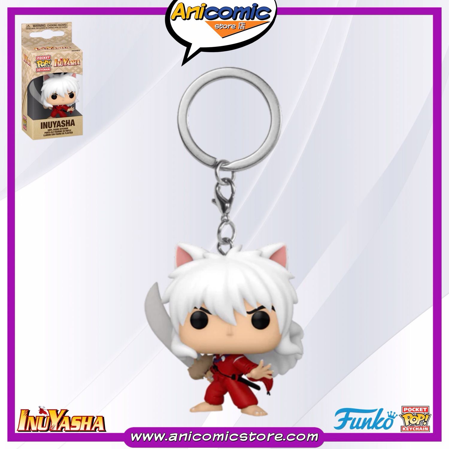 Funko Pop Keychain Inuyasha
